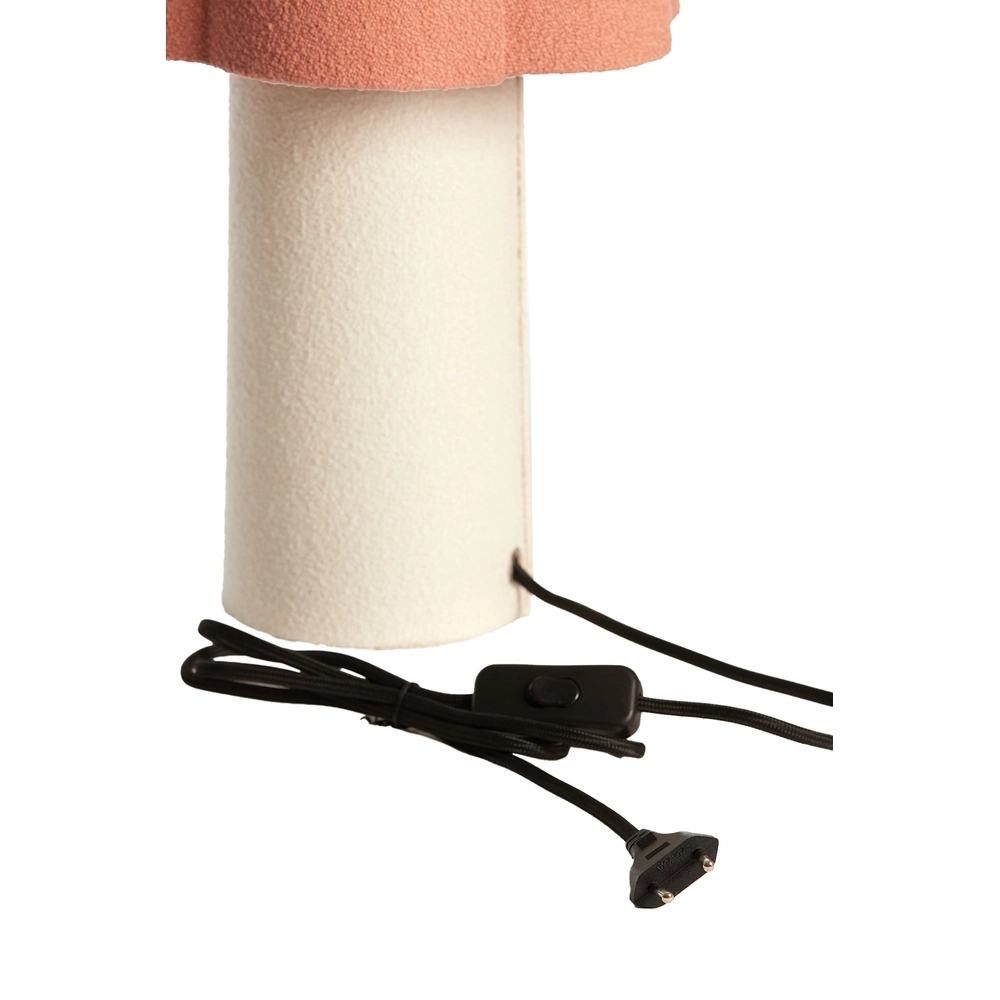 Table lamp Musaby Organic shape - white and pink Light & Living 8717807784256
