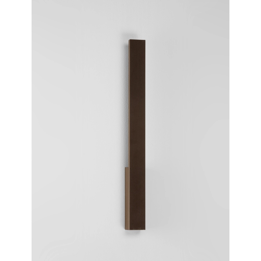 Sleek wall lamp Isos Rust brown 61cm Lyora 5212017472380
