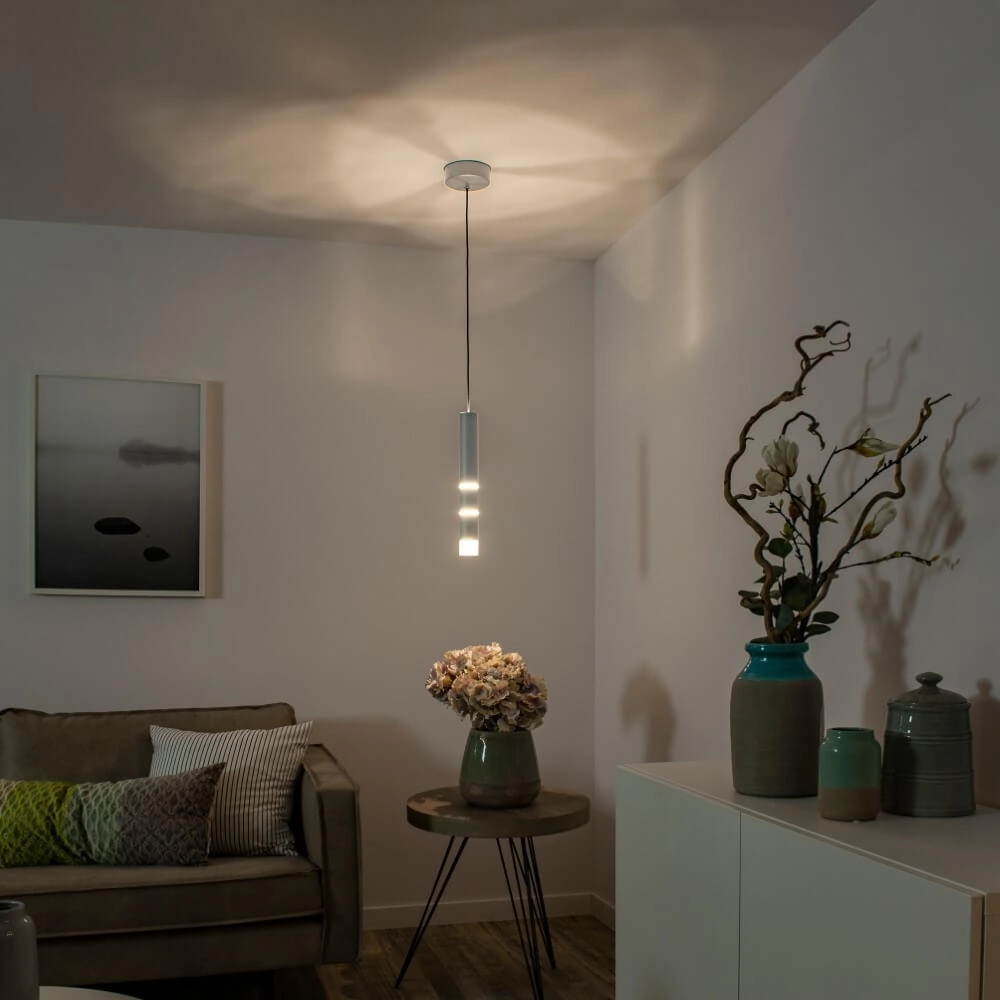 Aluminum hanging lamp Pure Vega 3000K Paul Neuhaus 4012248357538