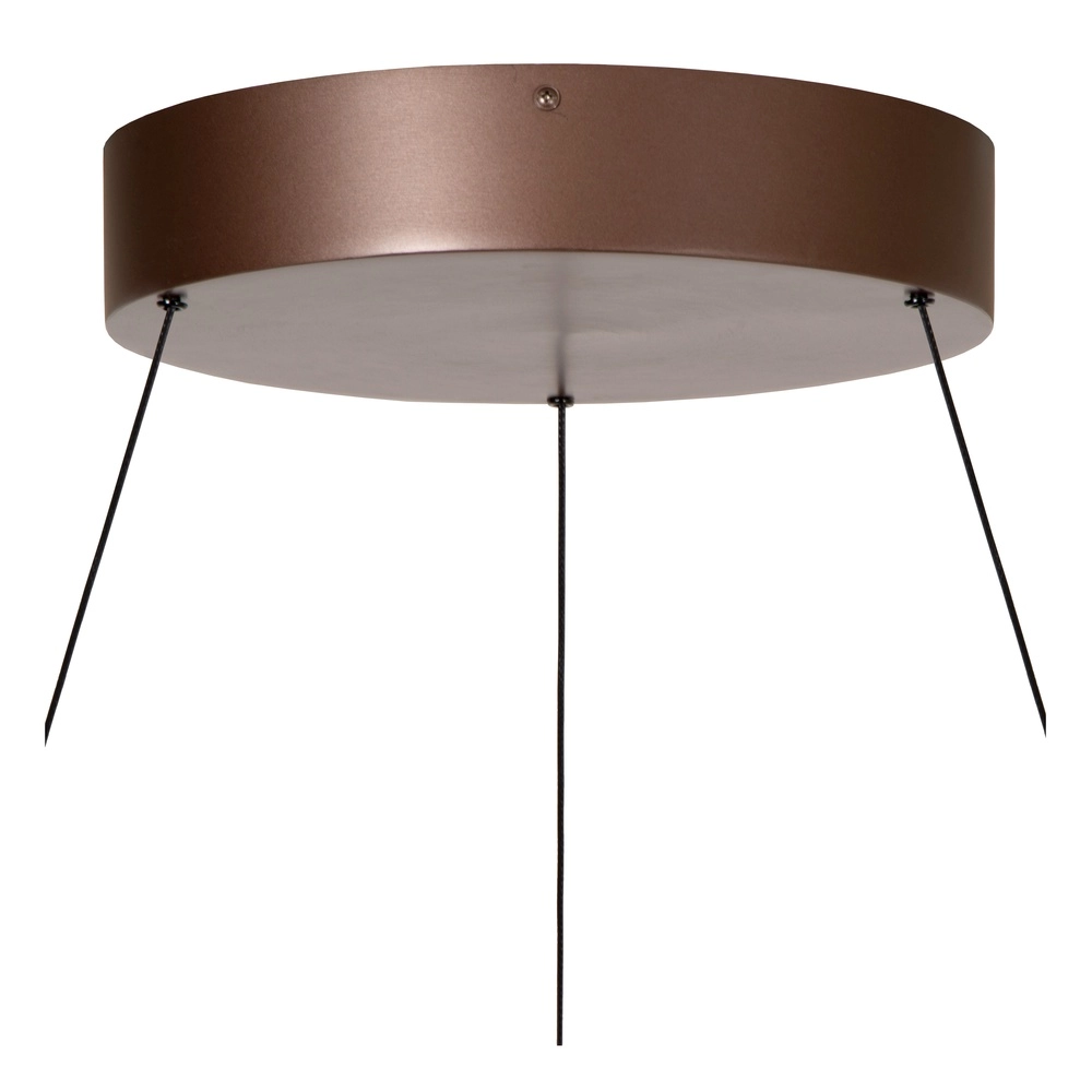 Design pendant lamp Liane rust brown Ø 80cm Lucide Vibes 5411212461124