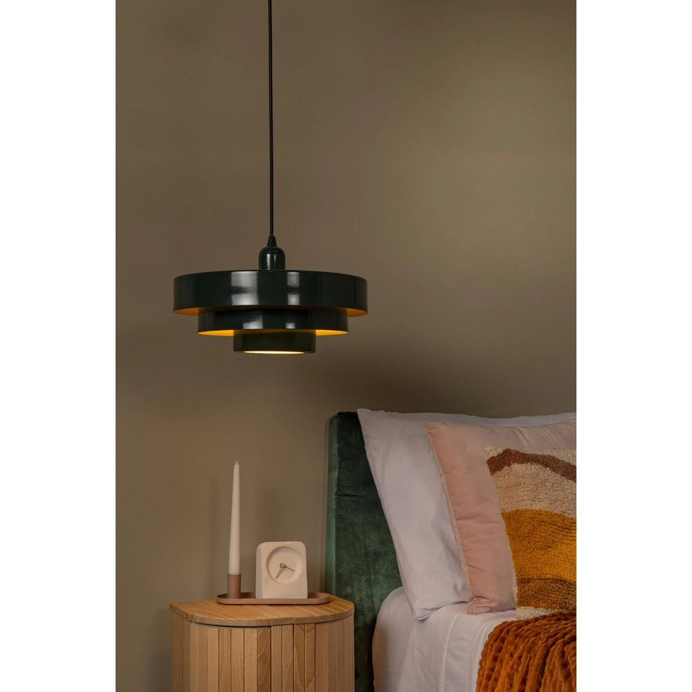Design pendant lamp Runa green Ø 35cm Lucide 5411212212214