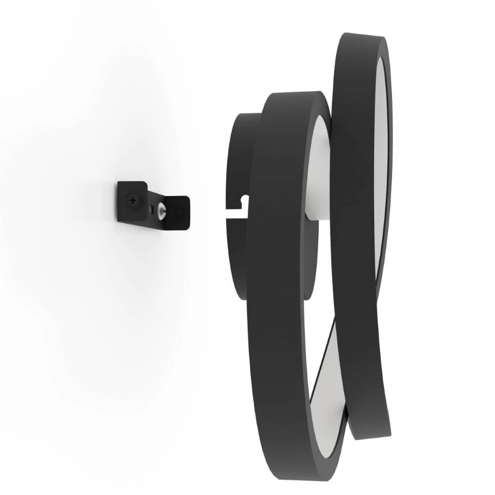 Black LED wall lamp Gianella Eglo 9008606275021