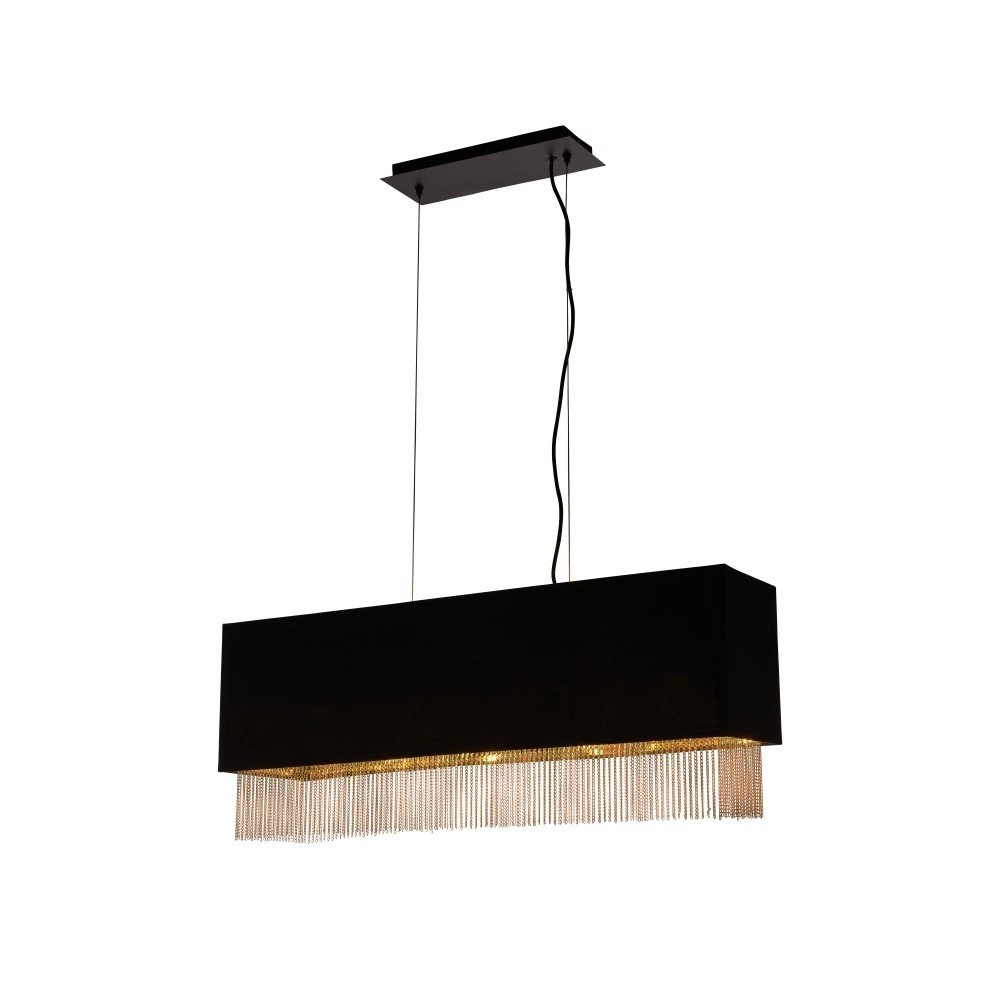 Black pendant lamp Fringe