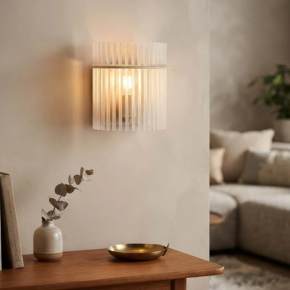 Wall lamp Swizzle sand brown