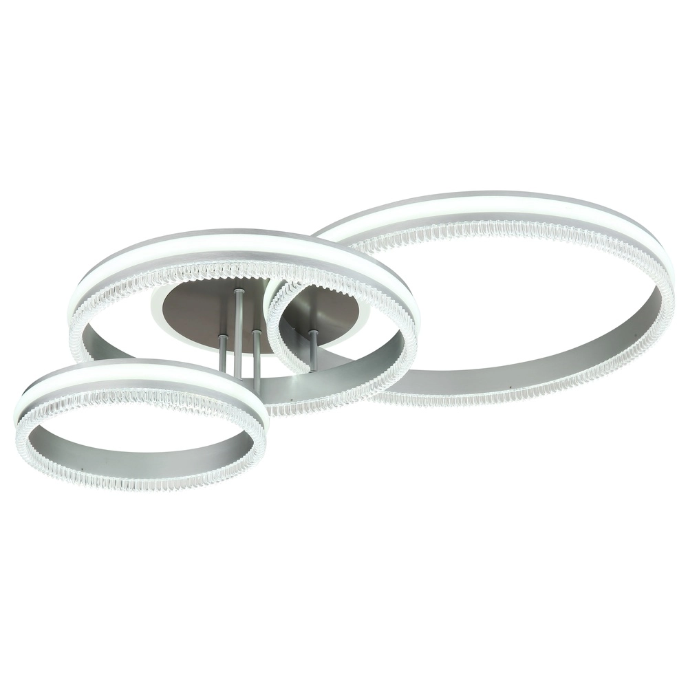 Ceiling lamp Francine gunmetal 3 rings Globo 9007371589630