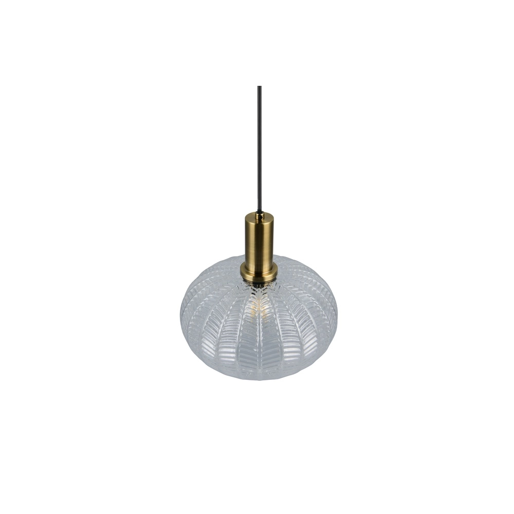 Classic pendant lamp Elvezia transparent glass Trio 4017807682045