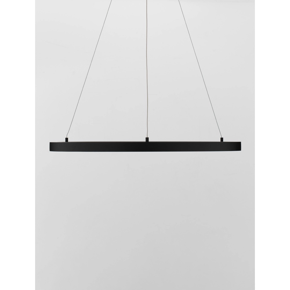 Black pendant lamp Empatia design single Lyora 5212017442659