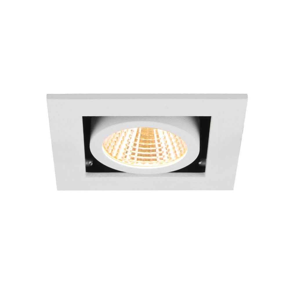 Square LED recessed spotlight Kadux Single 1x Led - white - 3000K SLV 4024163279314