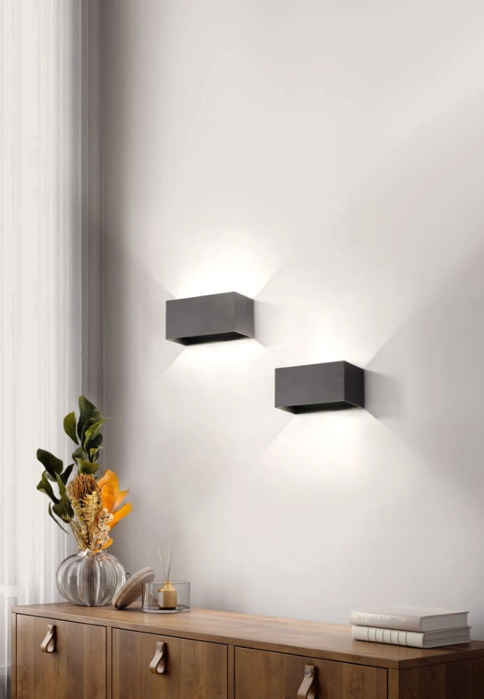 Led wall lamp Wallo black Fischer & Honsel 4003694305167