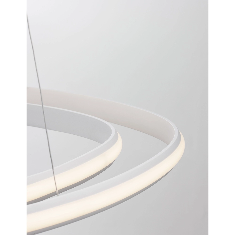 Design pendant lamp Aries white Ø 59cm Lyora 5212017419811