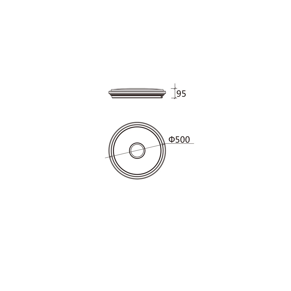 Ceiling light Dani Ø 50cm light color adjustable Globo 9007371370047
