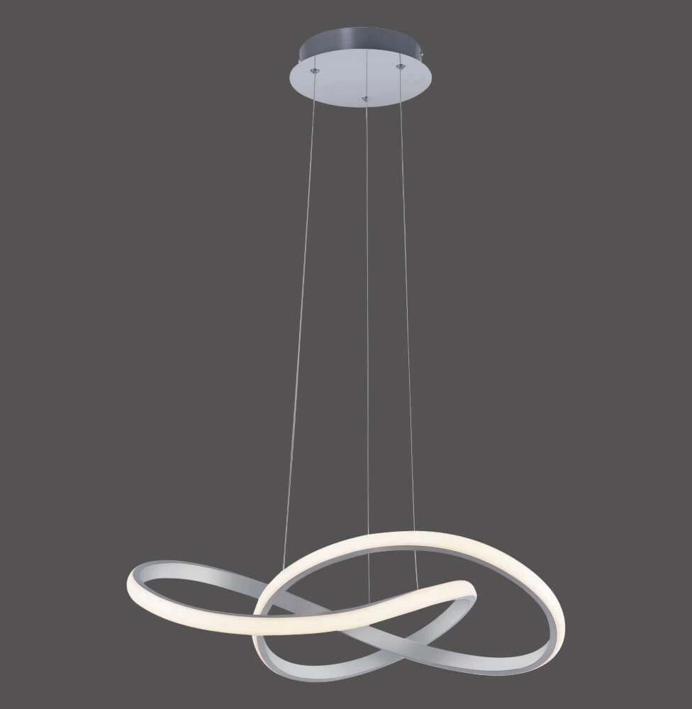 Pendant lamp Maria aluminium Just Light 4043689975760