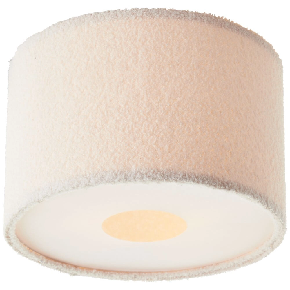Cream ceiling lamp Teddy Ø 35cm Brilliant 4004353447242