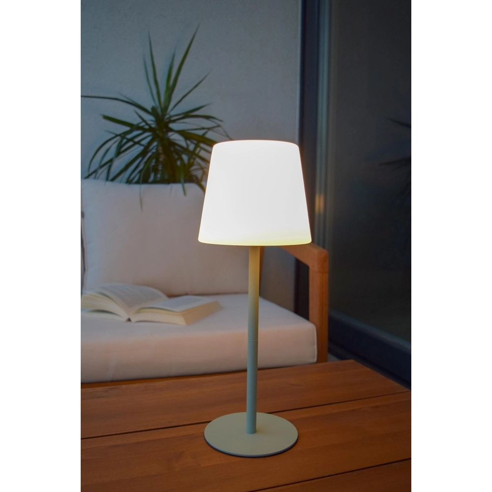 Rechargeable table lamp Tyon Green Lucide 5411212134752
