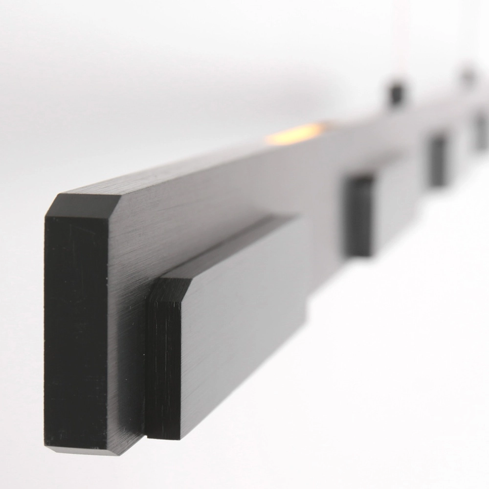 Sleek pendant lamp Bloc black Steinhauer 8712746148275