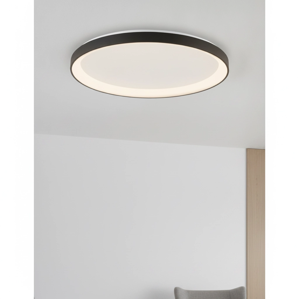 Design ceiling light Pertino Ø 38cm black