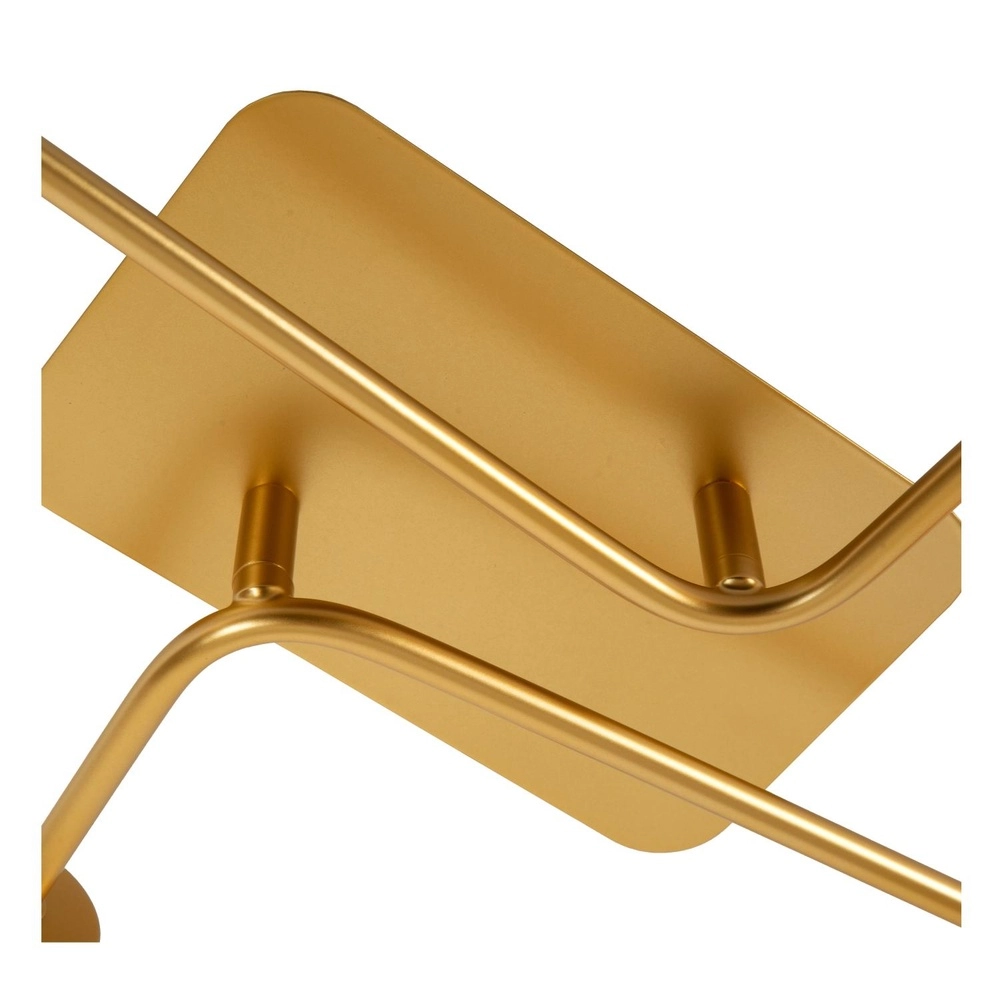Ceiling lamp Lester 4-light gold Lucide 5411212211736