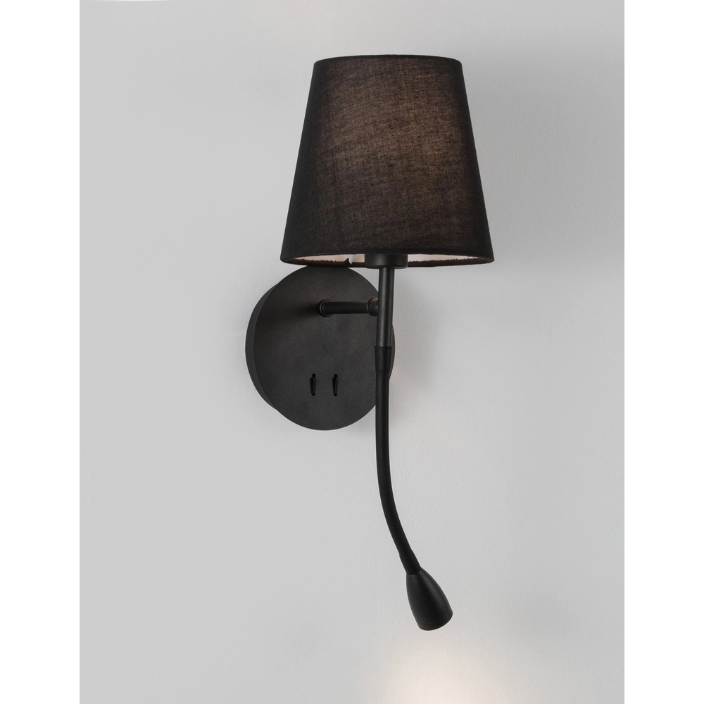 Bedside lamp Nia black