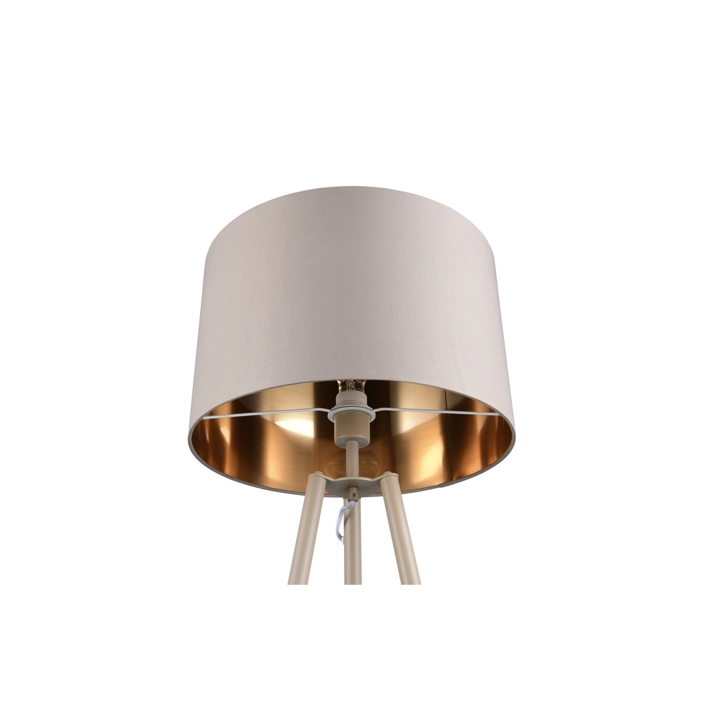 Floor lamp Colette sand brown Trio 4017807715422