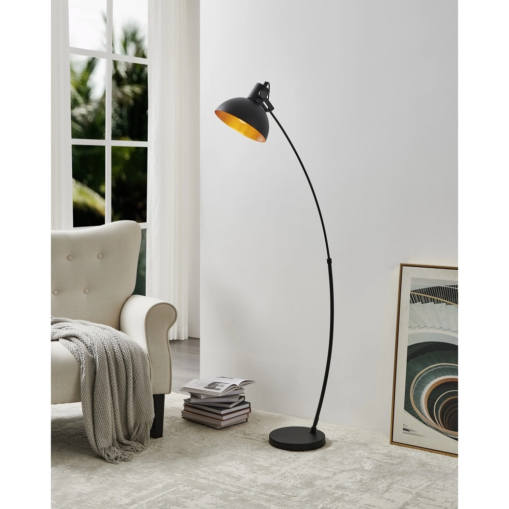 Black arc lamp Jaafra Adjustable Eglo 9002759338572