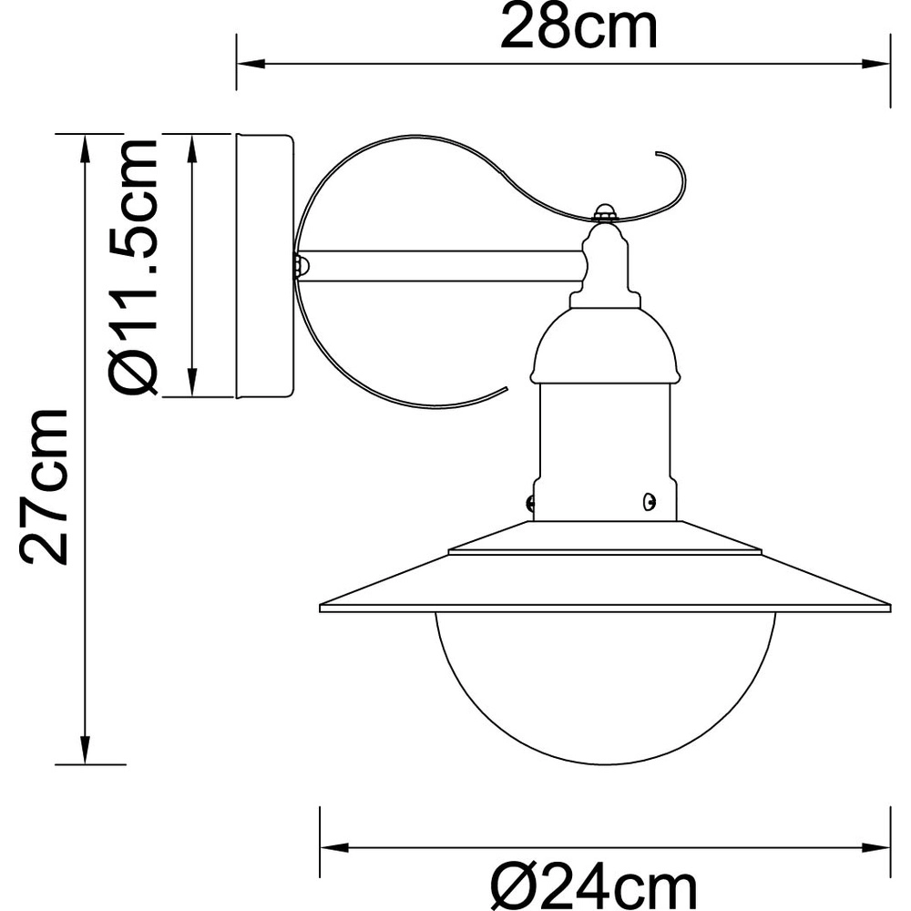 Desing wall lamp Linda Brown Globo 9007371391561