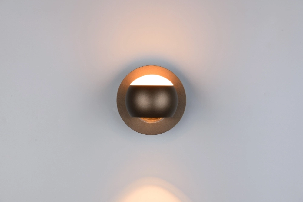 Led wall lamp Orbit Platinum Brown Trio 4017807686630
