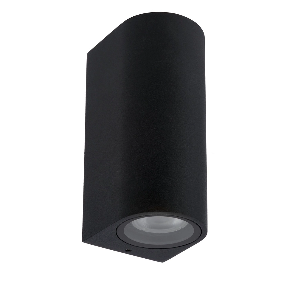 Wall spotlight Zaro IP44 up & down black