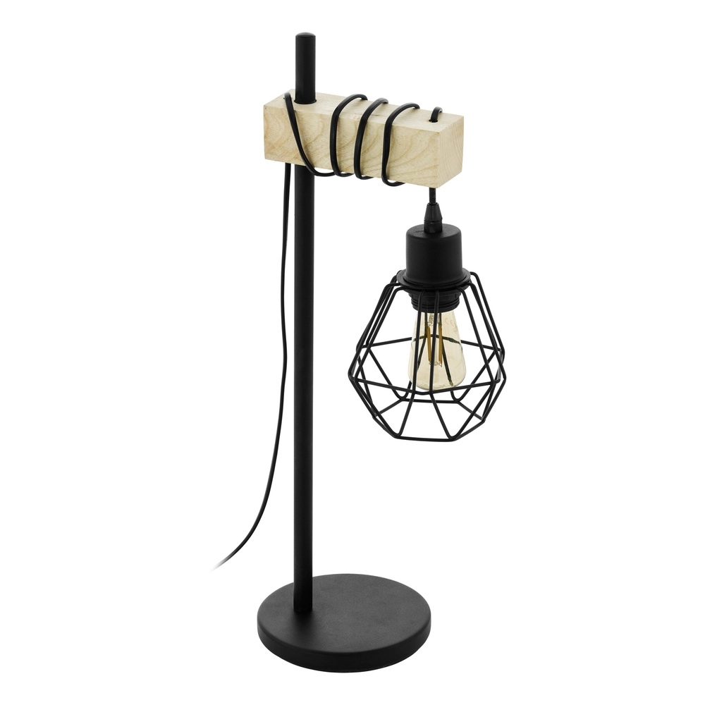 Table lamp Townshend 5 wood with switch