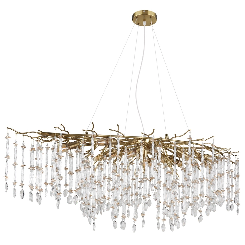 Pendant lamp Gloria 150cm gold Globo 9007371572991