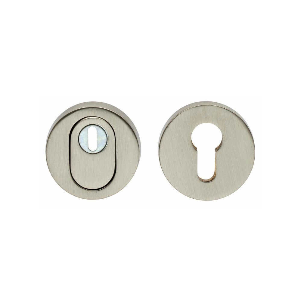 Safety rosette Salus Core pull protection nickel matt