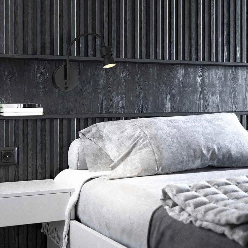 Wall light Upround with USB-A connection Steinhauer 8712746167627