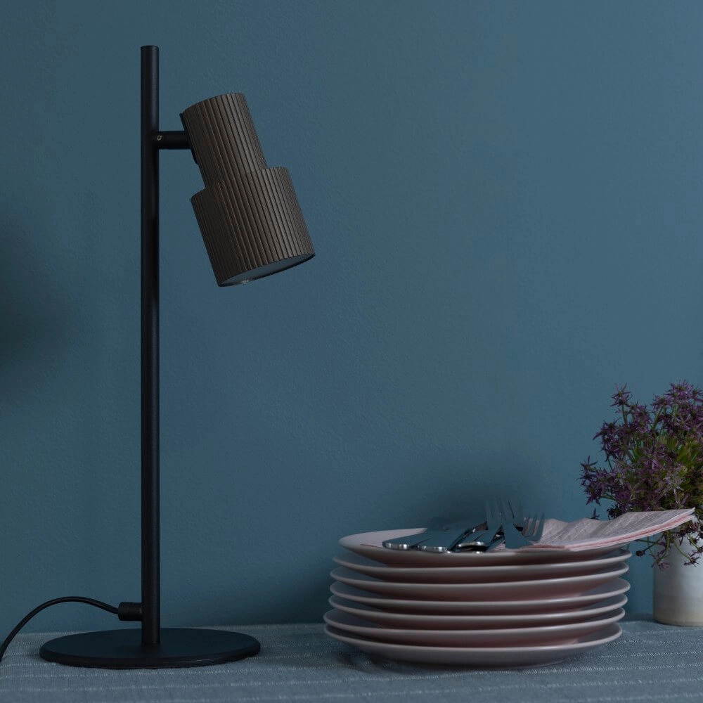 Design table lamp Cadiz black with bronze Brilliant 4004353446917