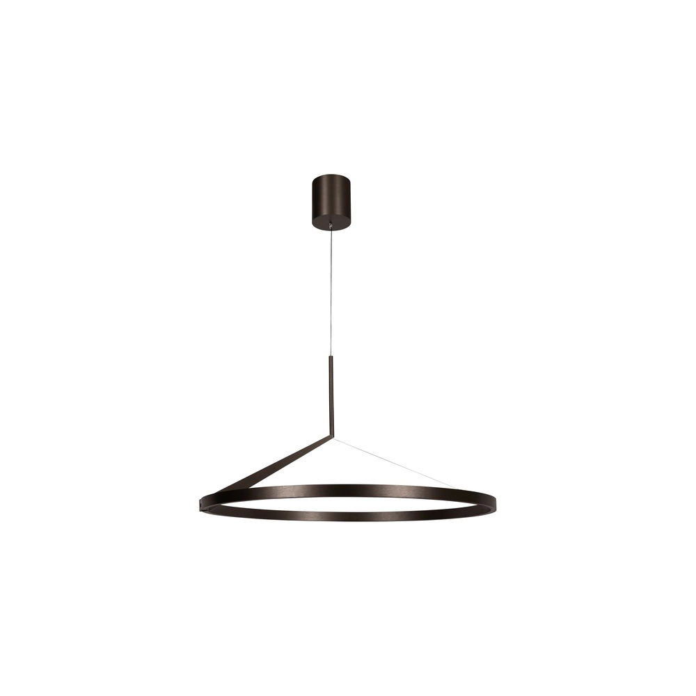 Sleek LED pendant light Applause brushed metal - Ø 80cm Premium by Lucide 5411212221841