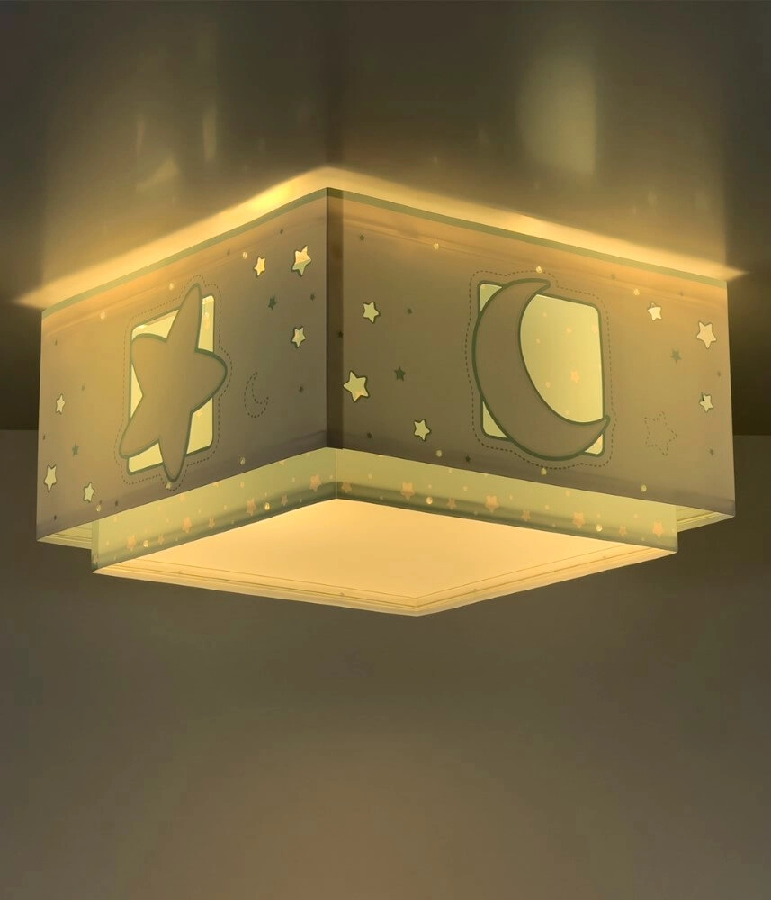 Square ceiling lamp Moonlight turquoise Dalber 8420406001562