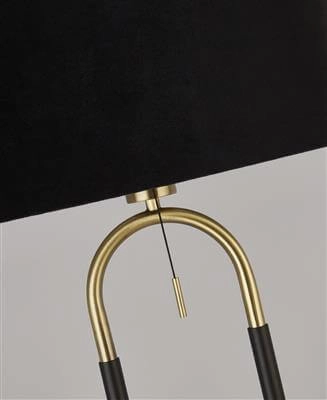 Table lamp Jazz black with gold Searchlight 5053423193045