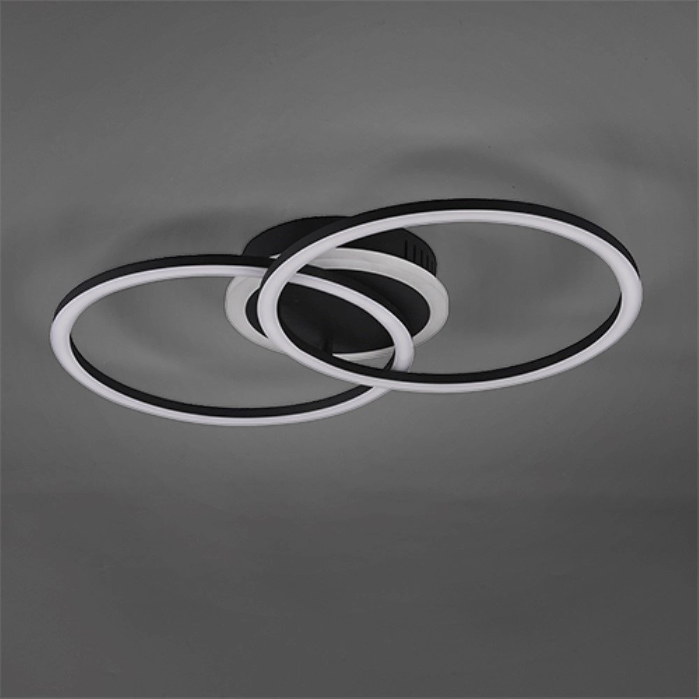 Black ceiling lamp Venida Trio 4017807445053
