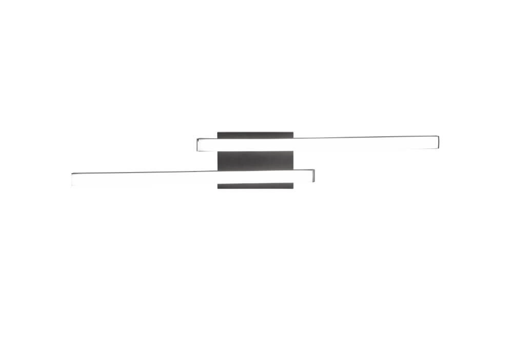 LED ceiling lamp Route 2-light black 4000K Trio 4017807521719