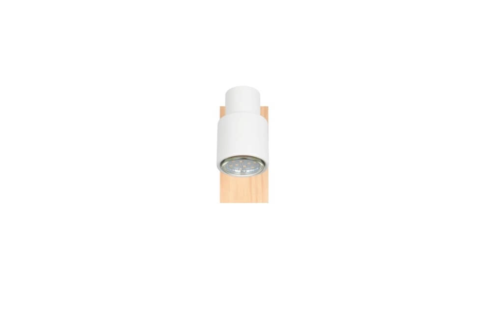 Design wall lamp Pierre white with wood Trio 4017807638141
