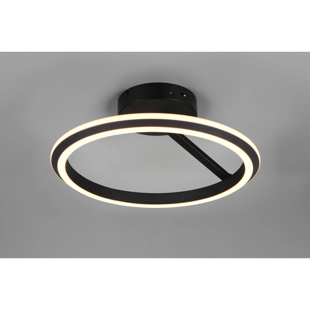 Round ceiling lamp Amador black Trio 4017807662092