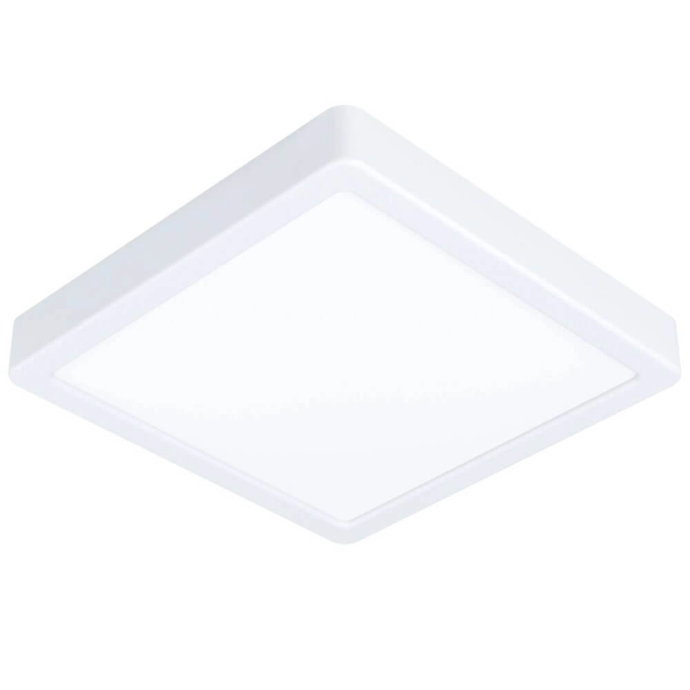 White ceiling lamp Fueva 5 21 by 21cm