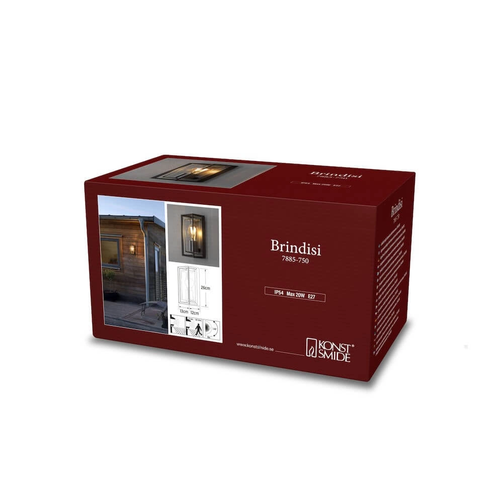 Outdoor lamp Brindisi with motion sensor KonstSmide 7318307885750