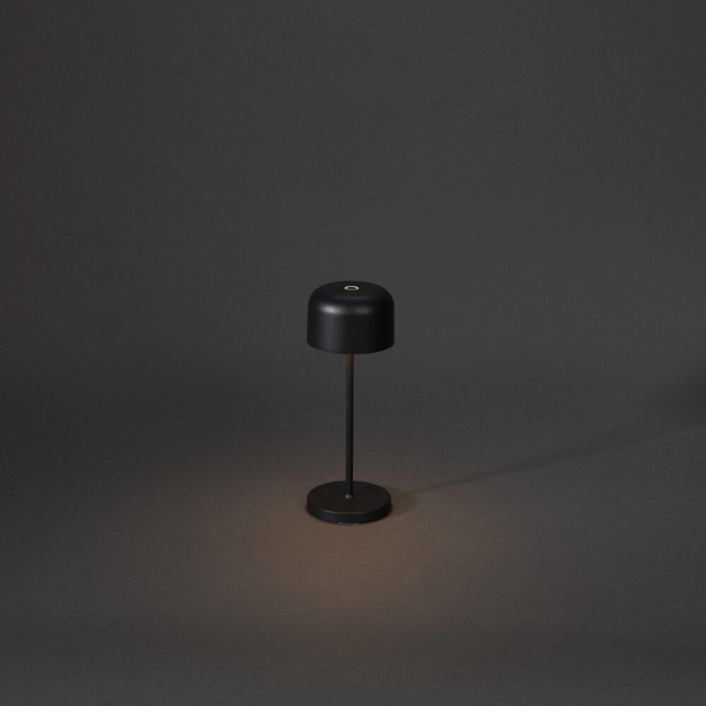 Rechargeable table lamp Lille mini black KonstSmide 7318307835755