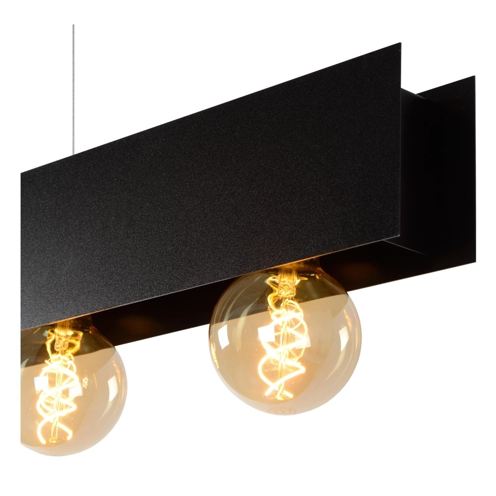 Design pendant lamp Surtus 4-light black Lucide 5411212302397