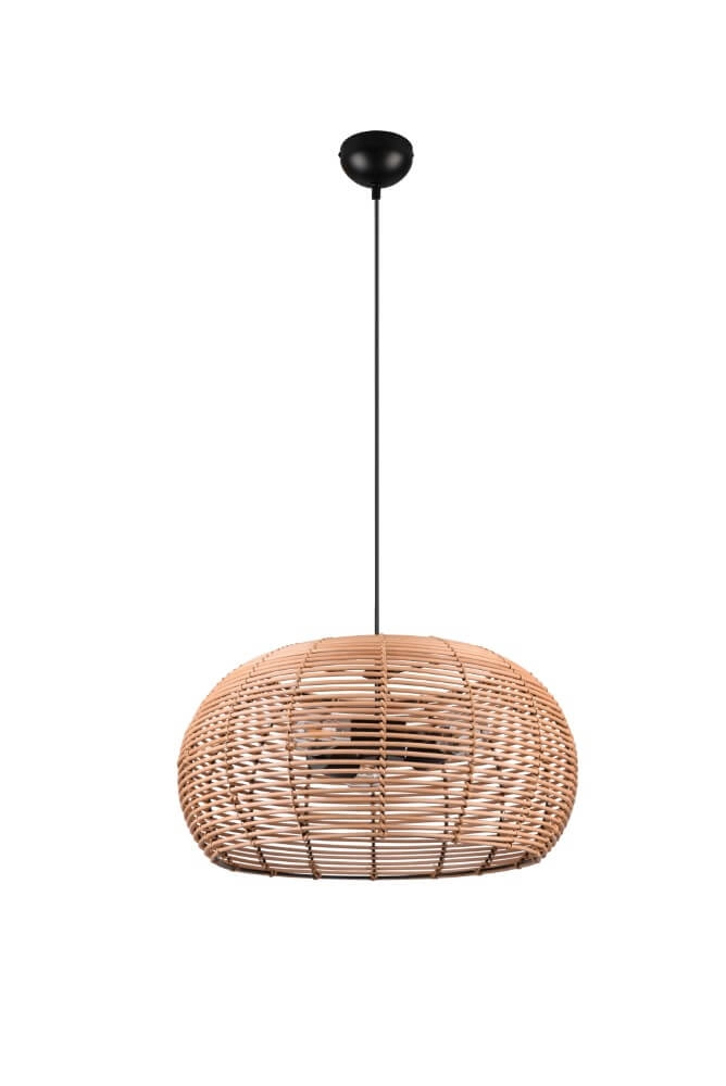Rattan pendant lamp Inga Ø 50cm