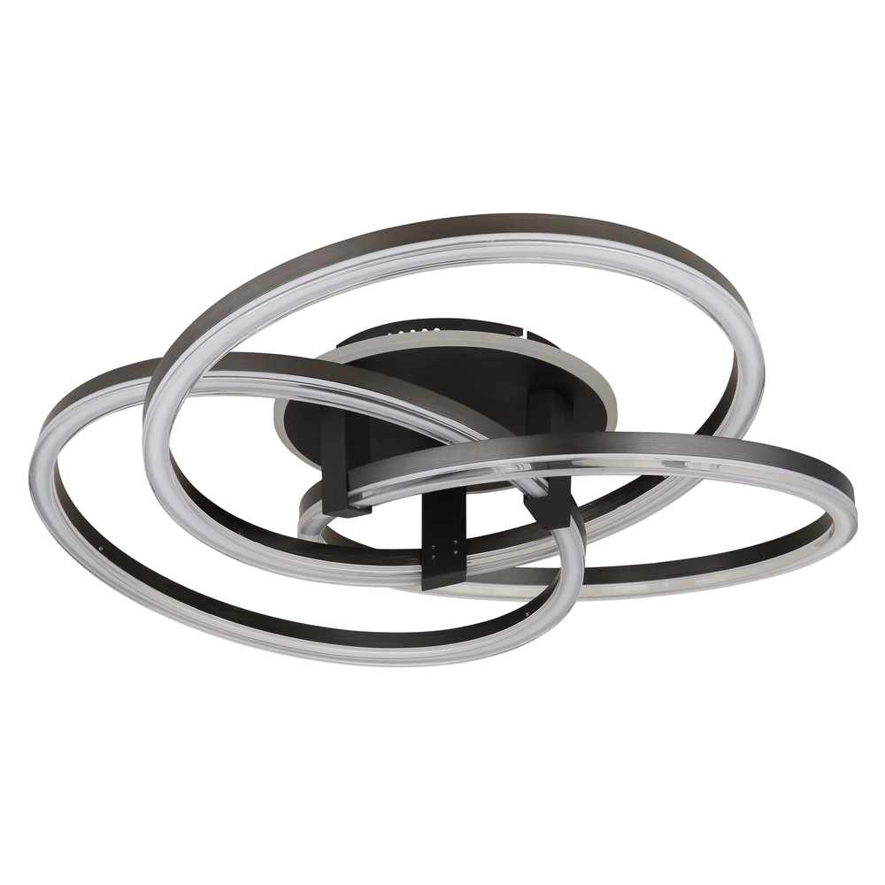 Design ceiling lamp Tris anthracite Globo 9007371510405