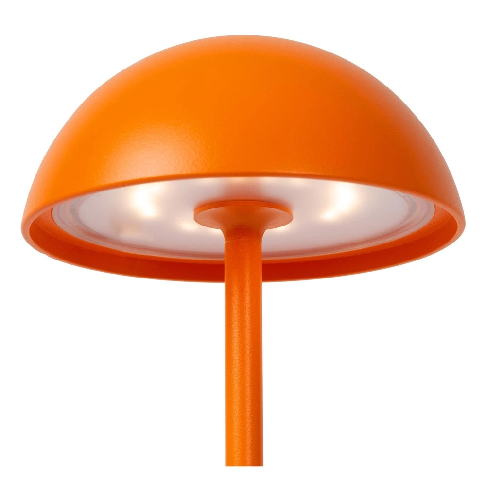 Rechargeable table lamp Joy IP54 orange Lucide 5411212151988