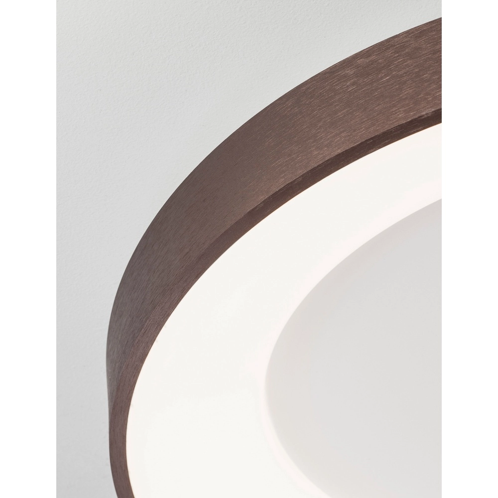 Ceiling lamp Rando Thin coffee brown Ø 60cm Lyora 5212017420121