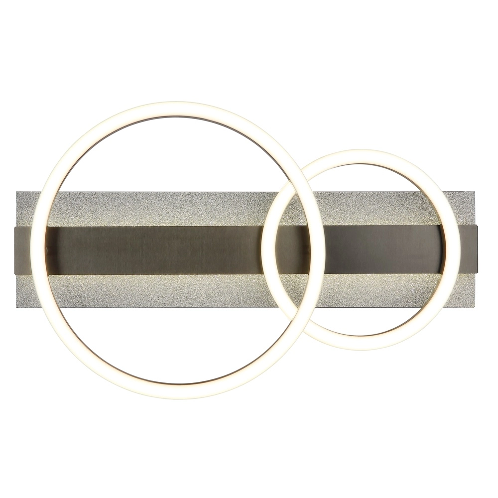 Black ceiling lamp Norberto 2 rings Globo 9007371566839