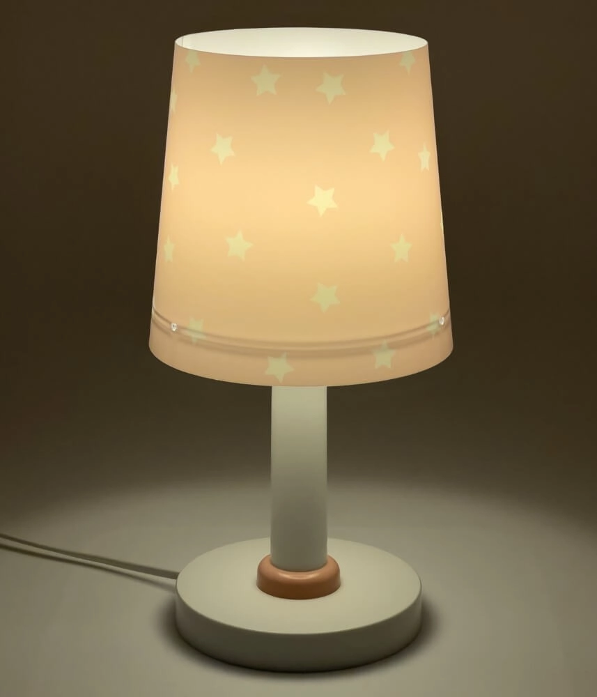 Children's room table lamp Star Light soft pink Dalber 8420406001289