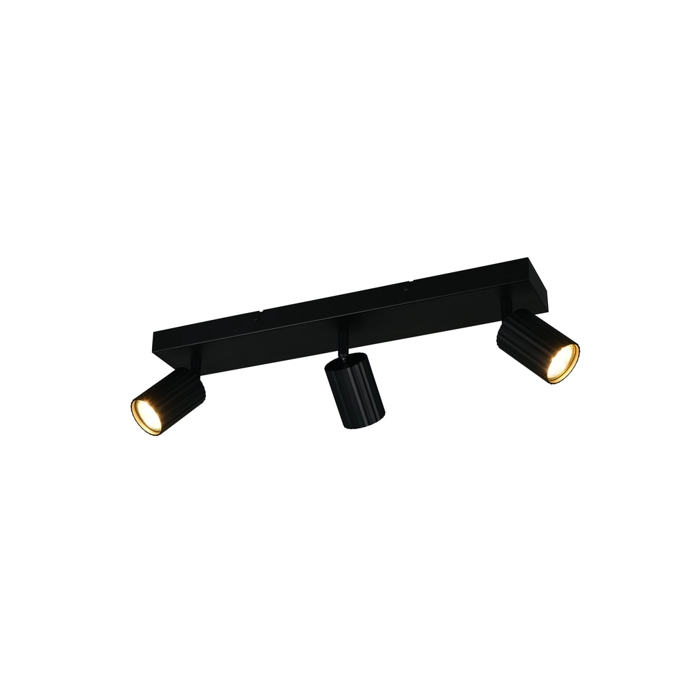 Surface-mounted spot Soka 3-light black